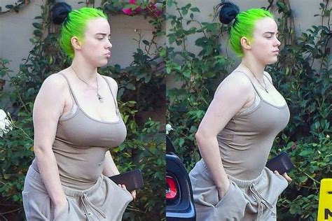 billie naked|Billie Eilish Big Boobs Spillage Is Out Of Control